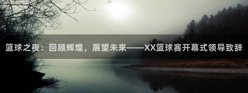篮球之夜：回顾辉煌，展望未来——XX篮球赛开幕式领导致辞