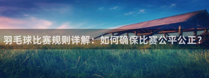 悟空体育平台官网入口app下载苹果：羽毛球比赛规则详解：如何